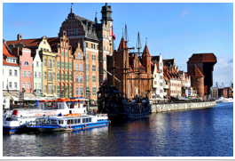 Old harbor of Gdansk.